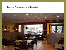 Tablet Screenshot of casselsrestaurant.com